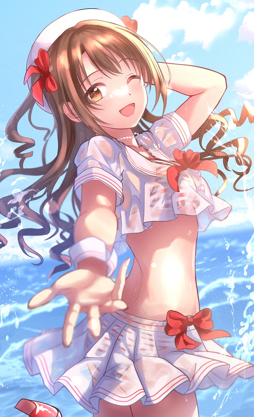 shimamura uzuki (idolmaster and 1 more) drawn by citrusmikan
