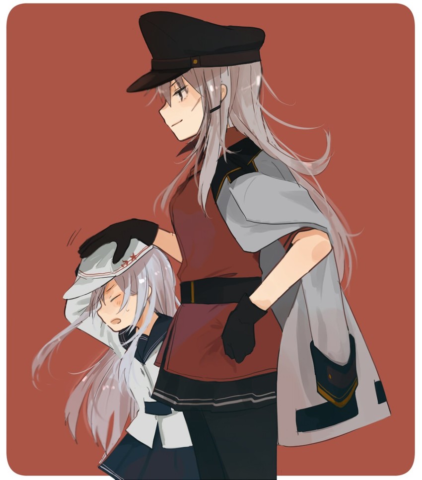 hibiki, verniy, gangut, and gangut dva (kantai collection) drawn by annin_musou