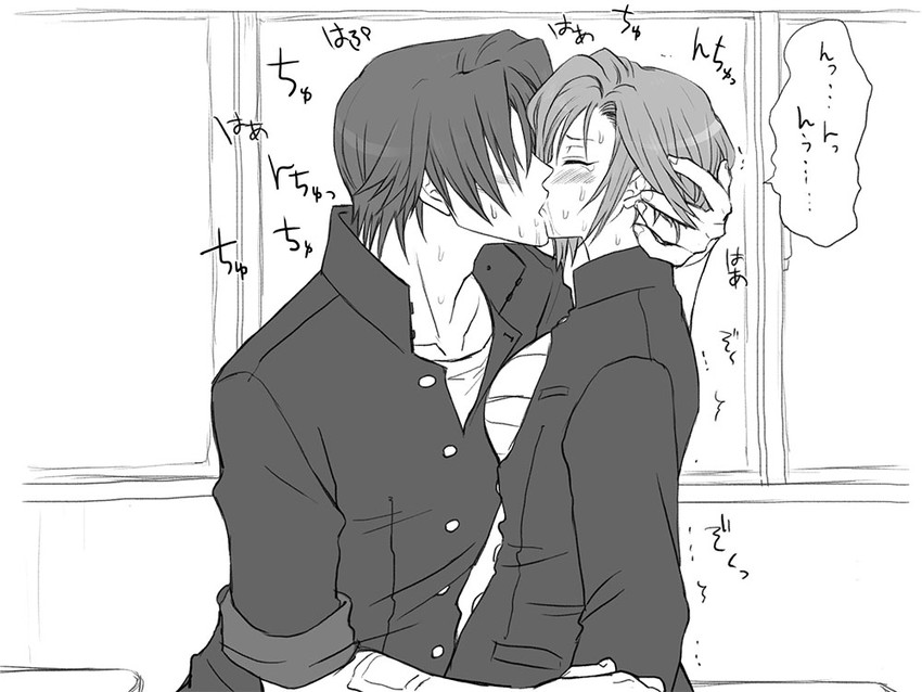 igarashi kyou and hasumi souji (seitenkango. shinyuu to) drawn by eroe