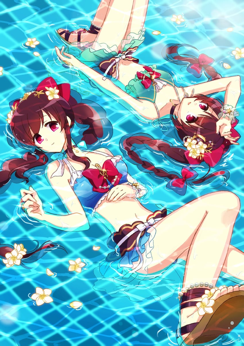 amane tsukuyo and amane tsukasa (mahou shoujo madoka magica and 1 more) drawn by yumekogome