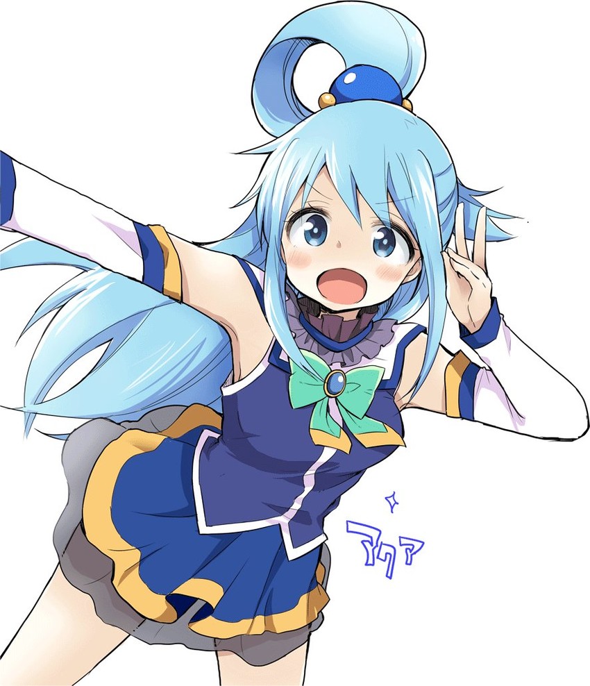 aqua (kono subarashii sekai ni shukufuku wo!) drawn by takahashi_(ichigo_no_katamari)