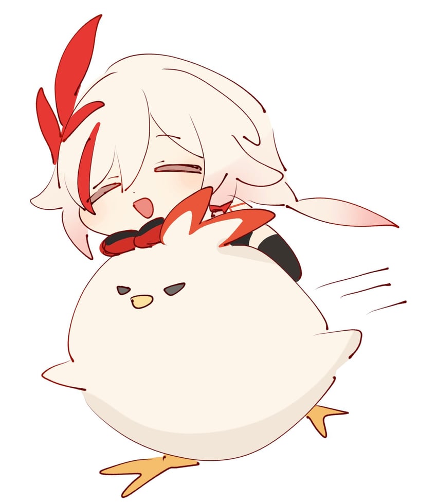 fu hua and jingwei (honkai and 1 more) drawn by c_uino