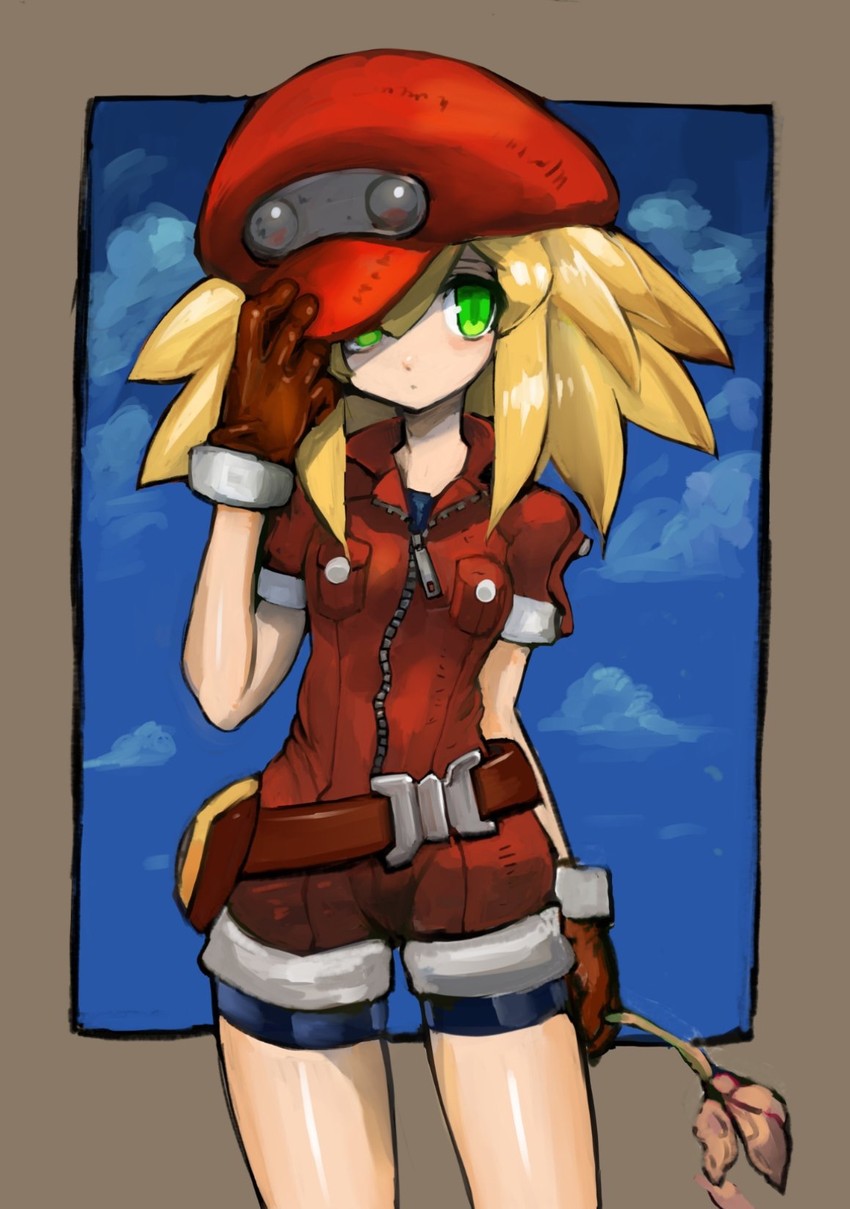roll caskett (mega man and 2 more) drawn by dakusuta
