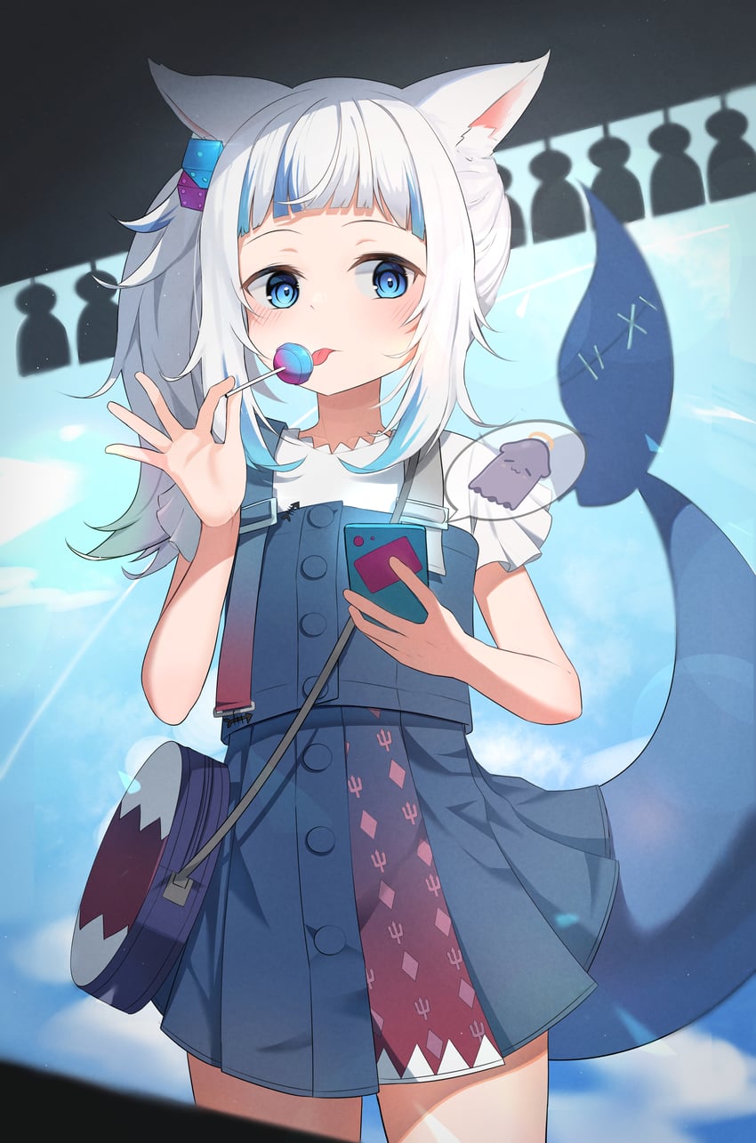 gawr gura and takodachi (hololive and 1 more) drawn by three_twosix