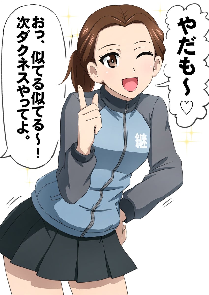 takebe saori, kayano ai, and tami (girls und panzer) drawn by omachi_(slabco)