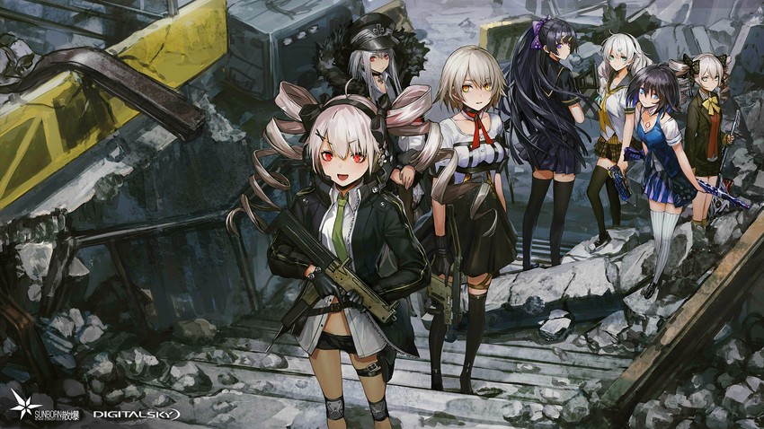 kiana kaslana, raiden mei, bronya zaychik, seele vollerei, kar98k, and 2 more (honkai and 2 more)