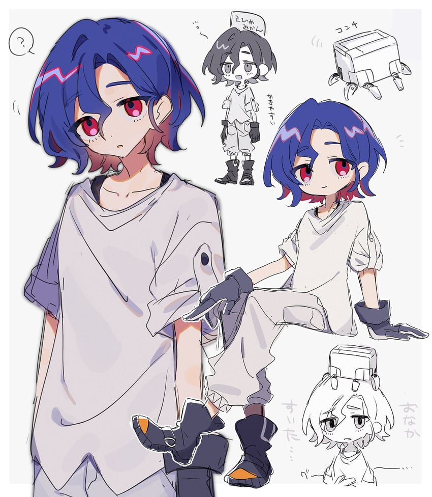 shuji ito and conch (gundam and 1 more) drawn by eqio4x