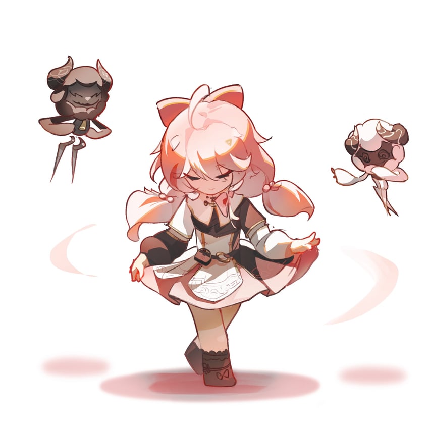 encore, cloudy, and cosmos (wuthering waves) drawn by huqu_(huqu45712)