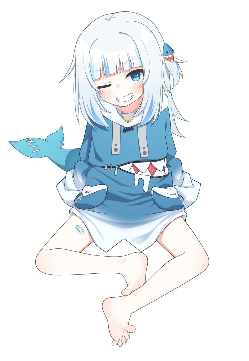 gawr gura (hololive and 1 more) drawn by ugaaaa1