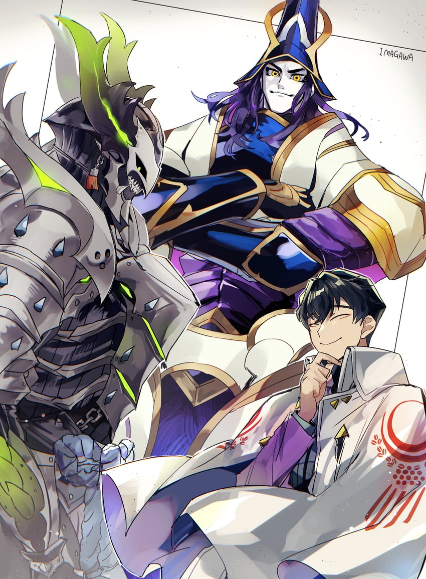 itou kashitarou, hattori takeo, and imagawa yoshimoto (fate and 1 more) drawn by yuu_(areruya)