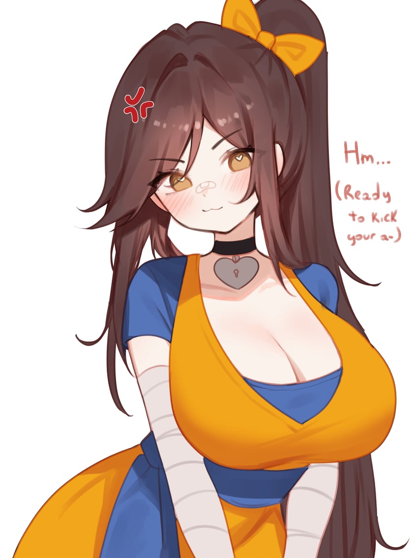 son goku and sky above me (indie virtual youtuber and 1 more) drawn by sky_above_me
