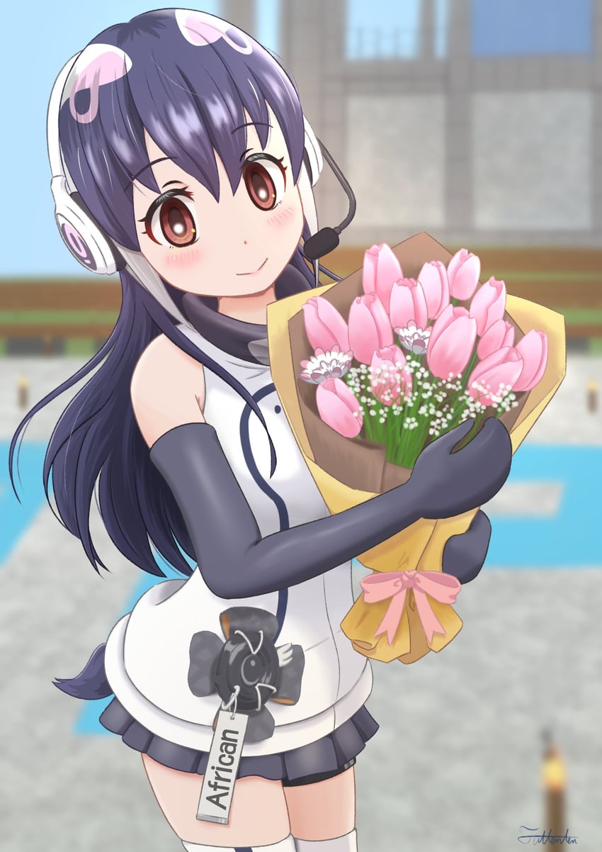 african penguin (kemono friends and 1 more) drawn by futtenten