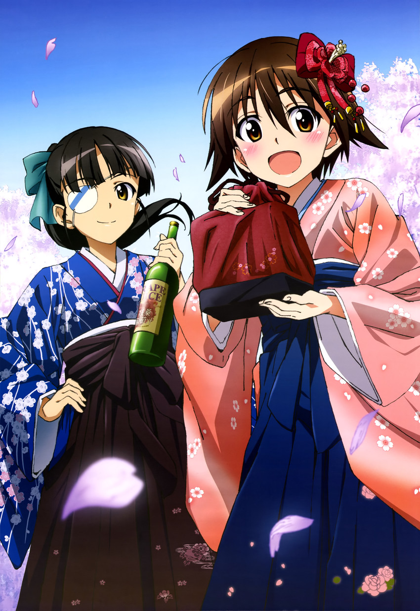 miyafuji yoshika and sakamoto mio (world witches series and 2 more)
