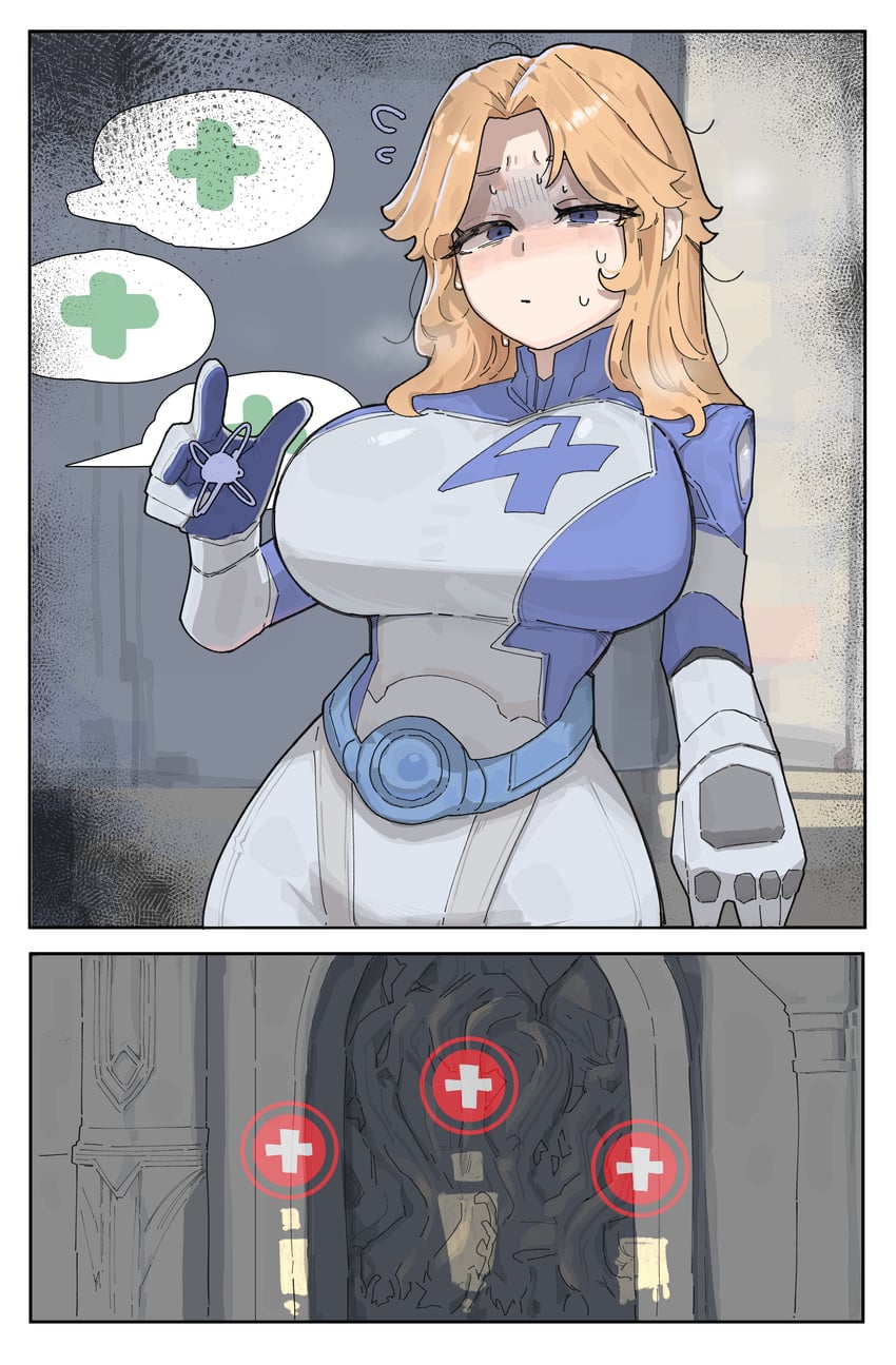sue storm (marvel and 2 more) drawn by azz0422