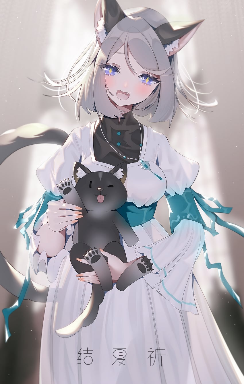 jill warrick and torgal (final fantasy and 1 more) drawn by jiaxi_daze