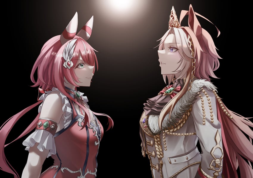orfevre and win variation (umamusume) drawn by hakekeke2525