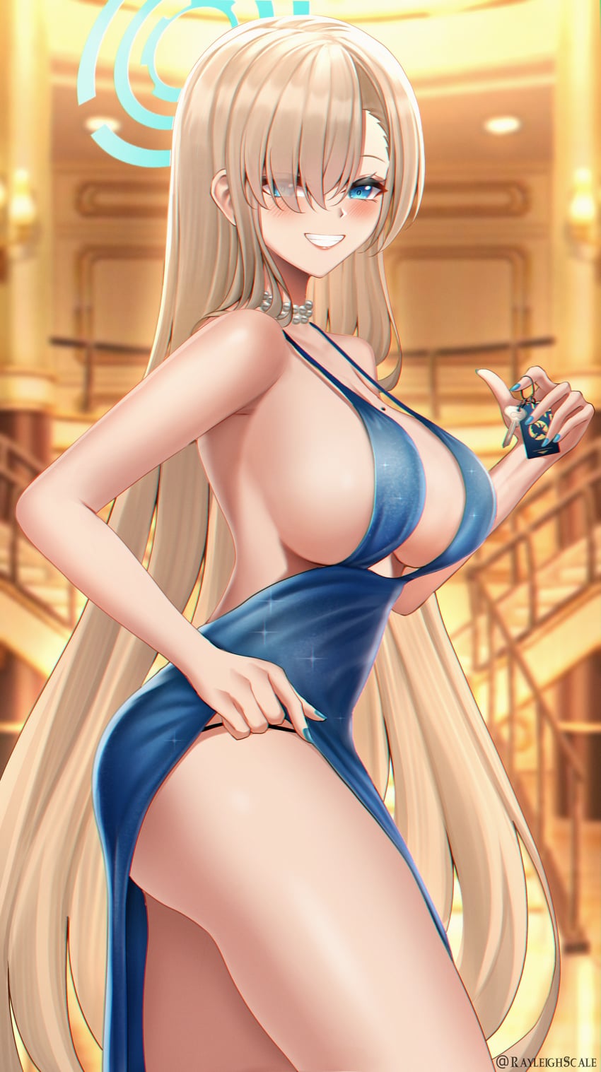 asuna (blue archive) drawn by rayleigh_scale