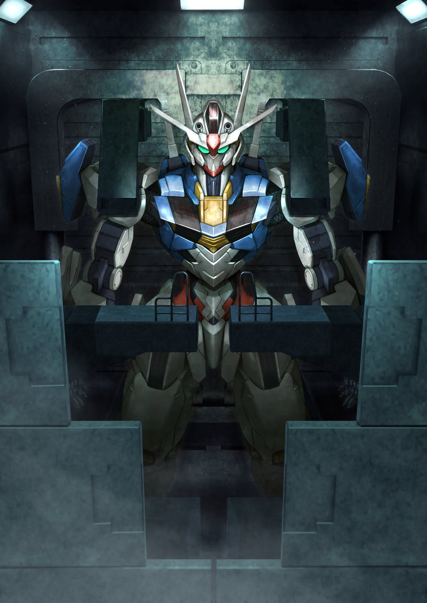 gundam aerial (gundam and 1 more) drawn by tsubasansan