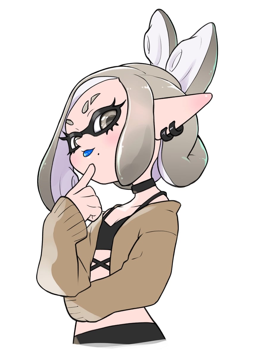 inkling player character and inkling girl (splatoon) drawn by xdies_ds
