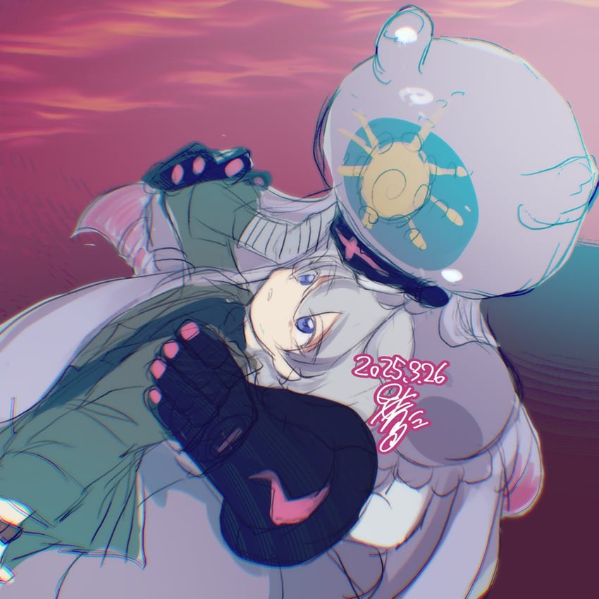 higashimitarai kiyoshiro and thetismon (digimon and 1 more) drawn by sanekokoa