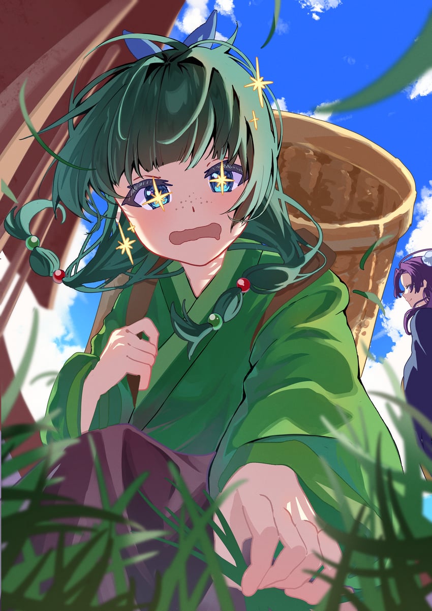 maomao and jinshi (kusuriya no hitorigoto) drawn by nyao_(nnyakome1121)