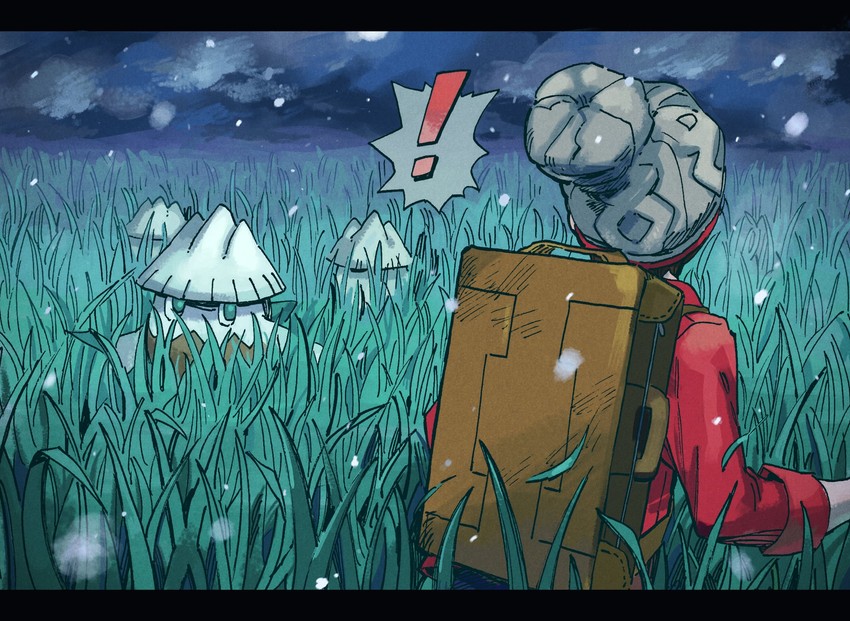 victor and snover (pokemon and 1 more) drawn by suno_(su_no125)