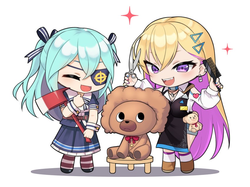 boryeon and lrl (last origin) drawn by kbn317