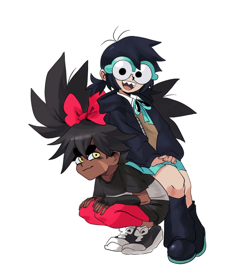 lulu kasuko and cassie su (original and 1 more) drawn by marnie_(marnielovesyou)