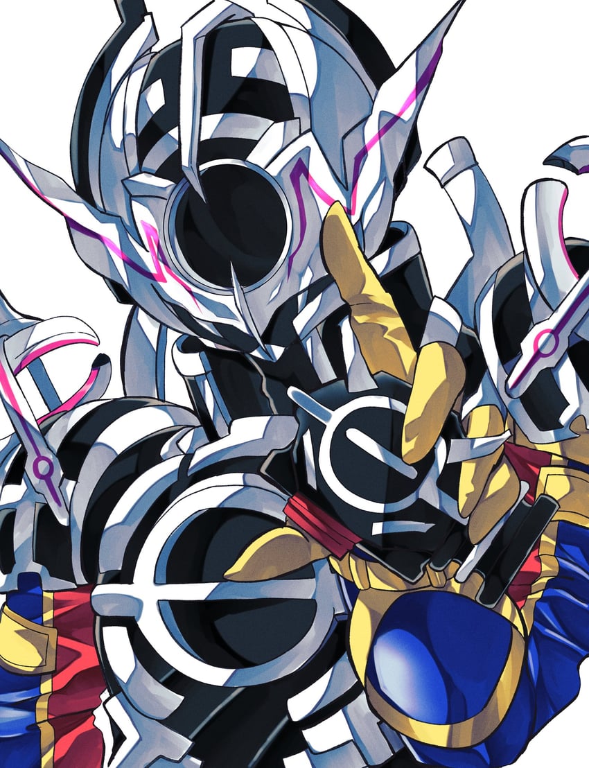 kamen rider evol (kamen rider and 1 more) drawn by ohd6_d