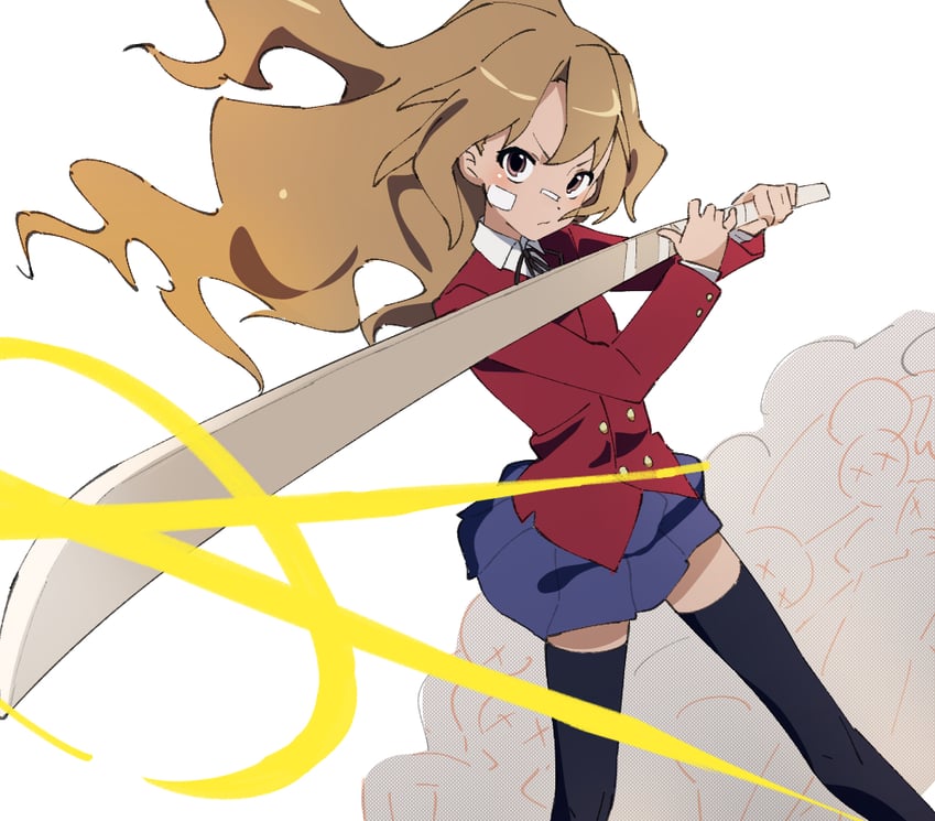aisaka taiga (toradora!) drawn by mu_you_qian