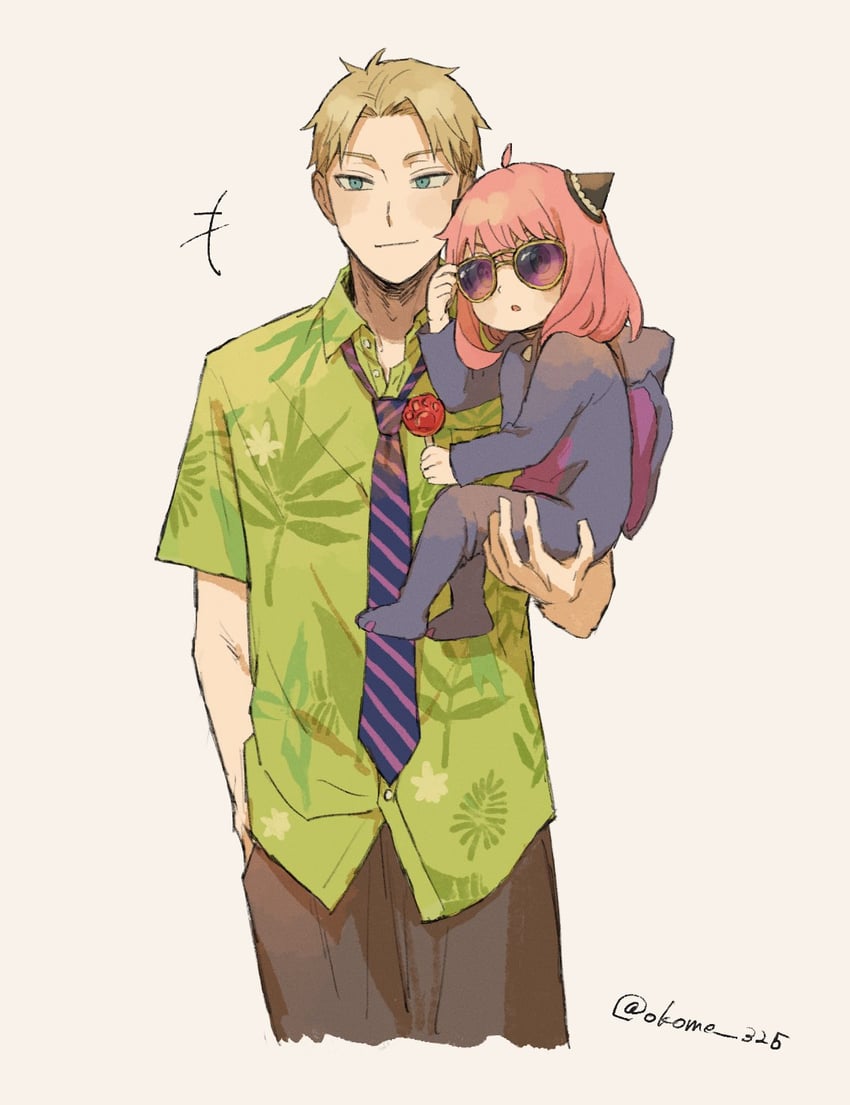anya, twilight, nick wilde, and finnick (spy x family and 1 more) drawn by okome_325