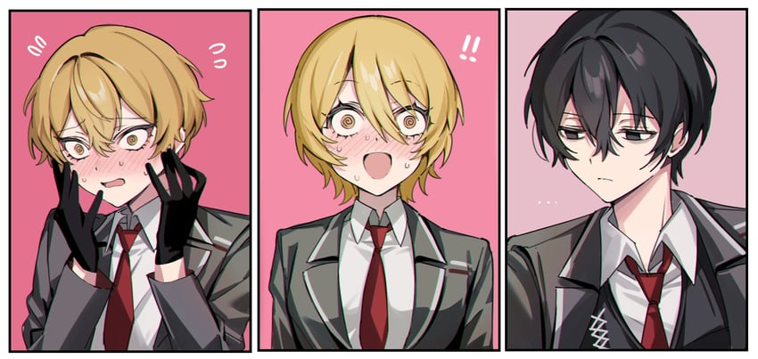 don quixote, sinclair, and yi sang (project moon and 1 more) drawn by mu46016419