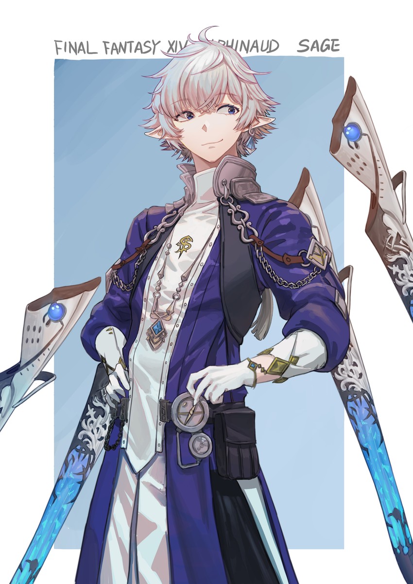 alphinaud leveilleur and sage (final fantasy and 1 more) drawn by food211