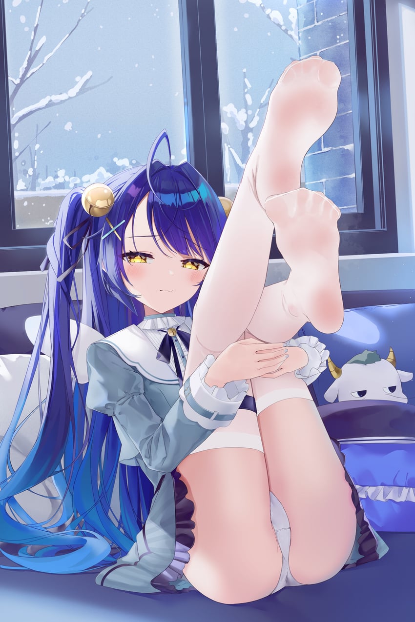 amamiya kokoro and neko (nijisanji) drawn by kou_futoshi