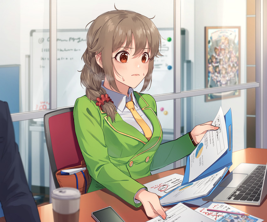 senkawa chihiro (idolmaster and 1 more) drawn by kamille_(vcx68)