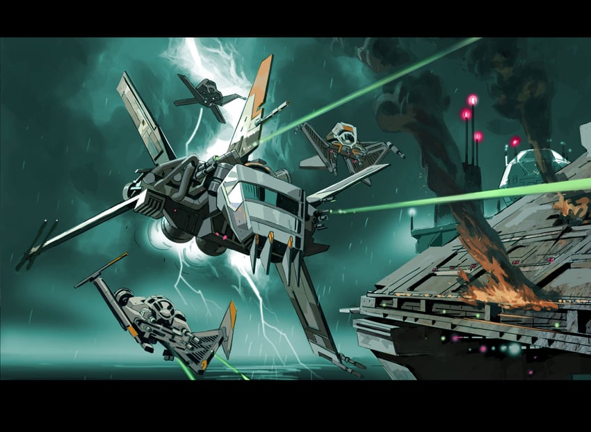 star wars and 1 more drawn by amad_mir