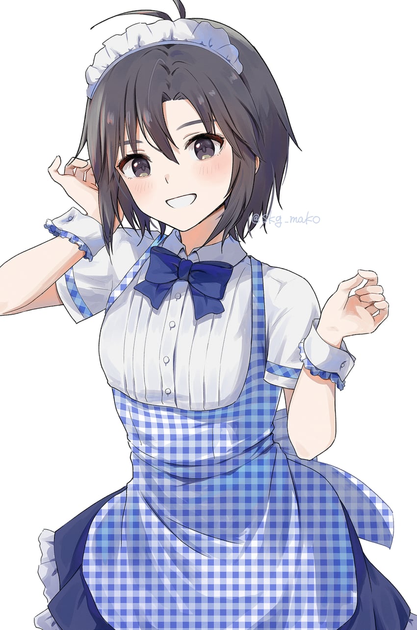 kikuchi makoto (idolmaster and 3 more) drawn by mogskg