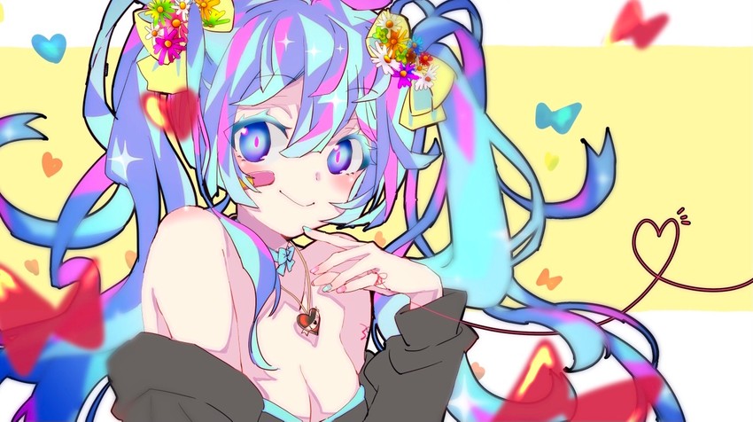 hatsune miku (vocaloid and 1 more) drawn by 3774.