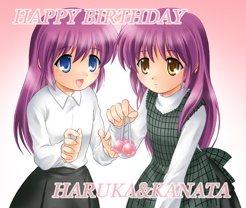 saigusa haruka and futaki kanata (little busters!) drawn by mutsuki_masato