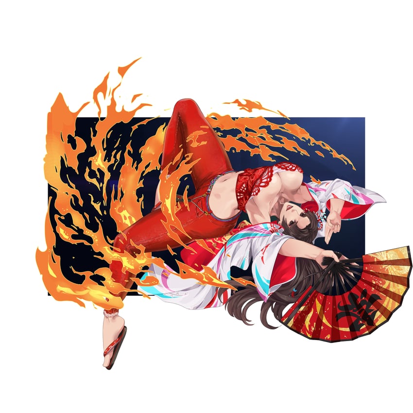 shiranui mai (street fighter and 2 more) drawn by sep_rina