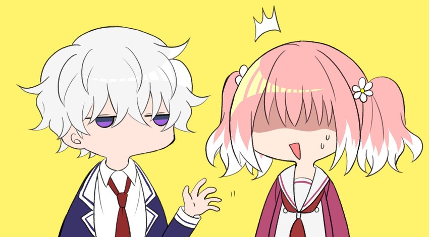 hiiragi nana and onodera kyouya (munou na nana) drawn by yukisa