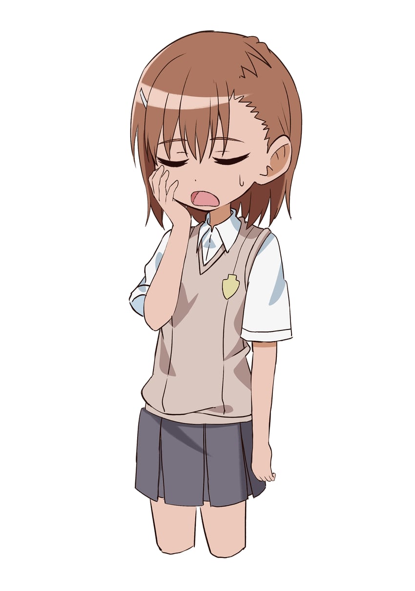 misaka mikoto (toaru majutsu no index and 1 more) drawn by pension_z