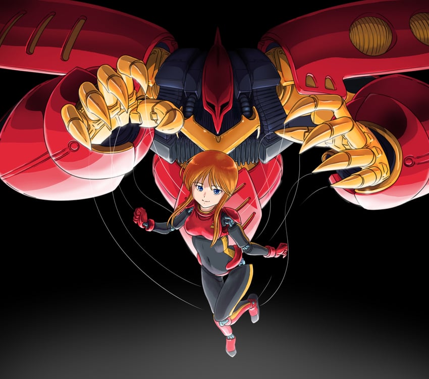 puru two and qubeley mk ii (gundam and 1 more) drawn by niiyan