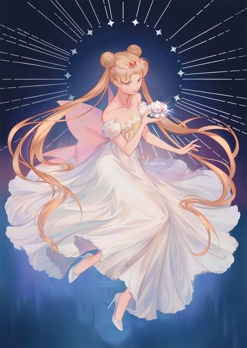 tsukino usagi and princess serenity (bishoujo senshi sailor moon) drawn by koichame