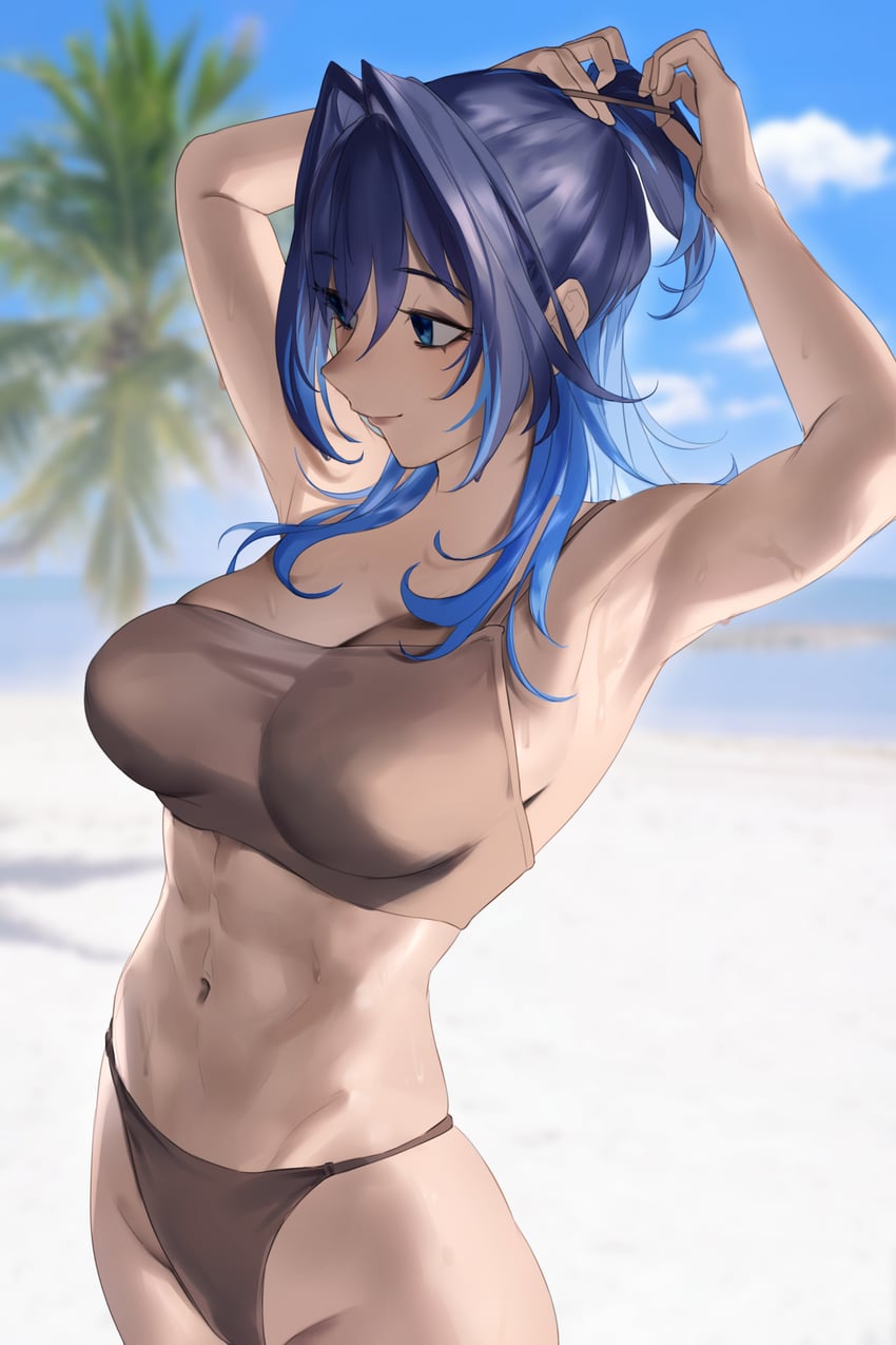ouro kronii (hololive and 1 more) drawn by aragiken