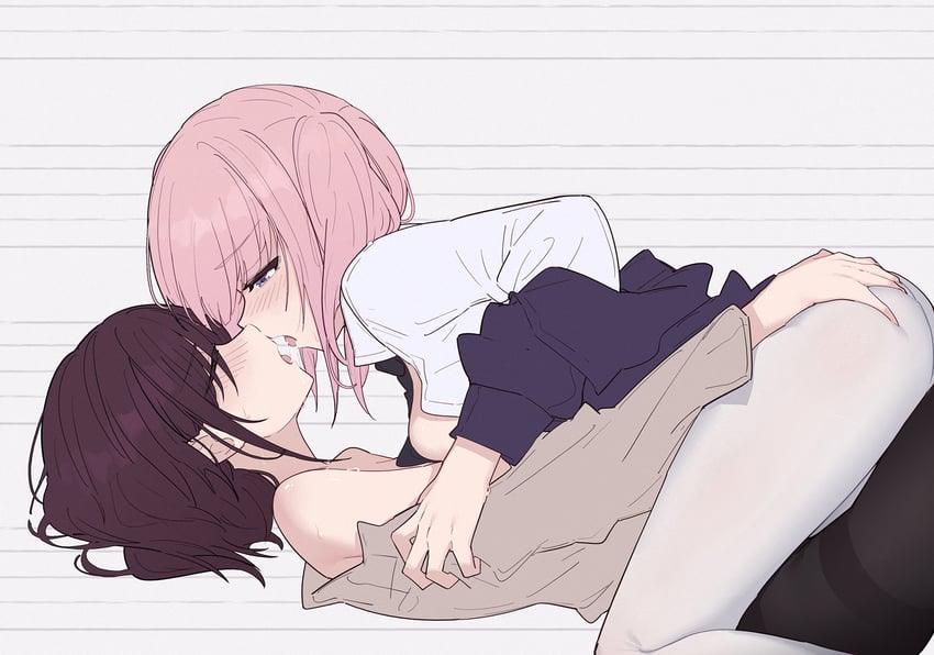 iseri nina and hina (girls band cry) drawn by yun_cao_bing