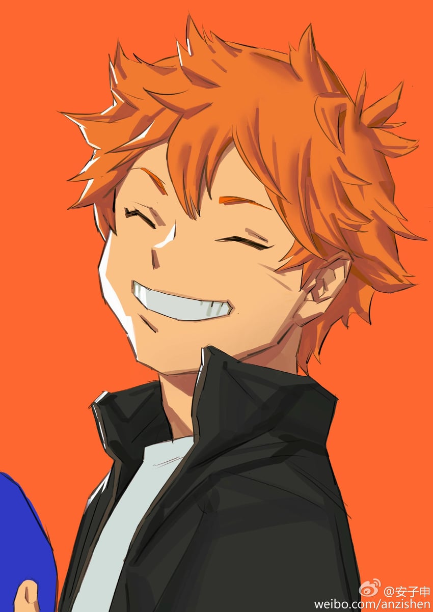 hinata shouyou (haikyuu!!) drawn by anzishen