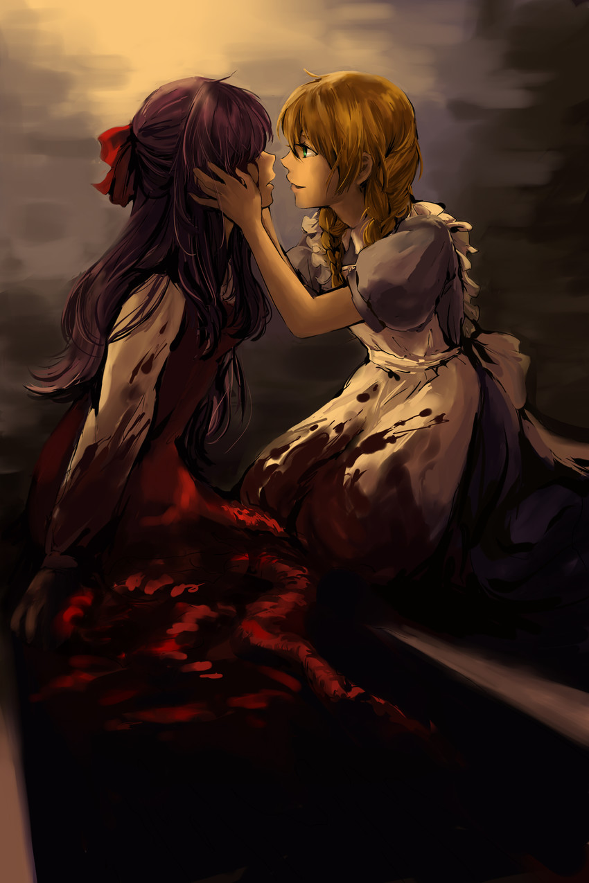 viola and ellen (majo no ie) drawn by dana_(danadora)