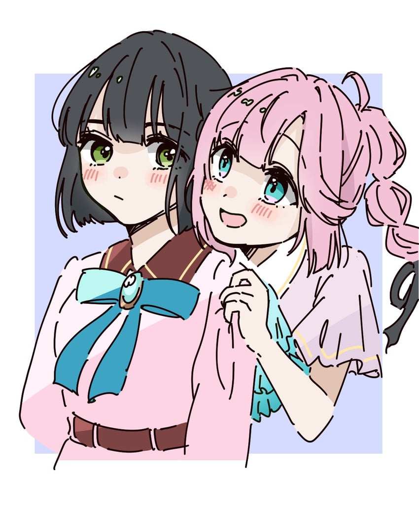momose ginko and anyoji hime (love live! and 1 more)