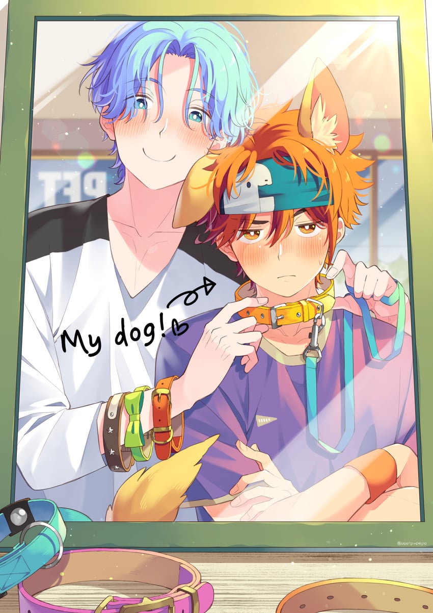 kyan reki and hasegawa langa (sk8 the infinity) drawn by uppi